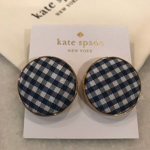 New Kate Spade ♠️ Button Earrings